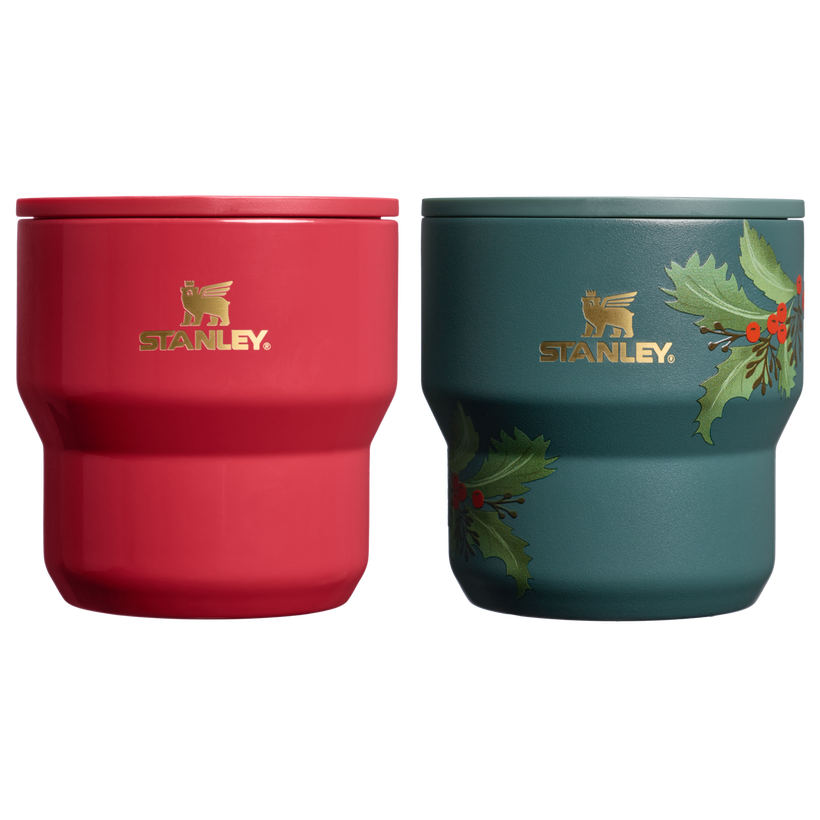 The Cheers & Cheer Stay-Hot Stacking Cup 2-Piece Set - Clean Ready